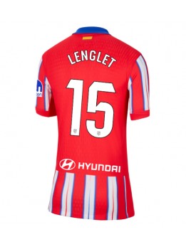 Atletico Madrid Clement Lenglet #15 Zenski Domaci Dres 2024-25 Kratak Rukavima